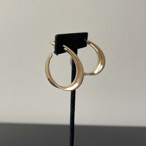 Open Hoop Earrings - Picture 3 of 5